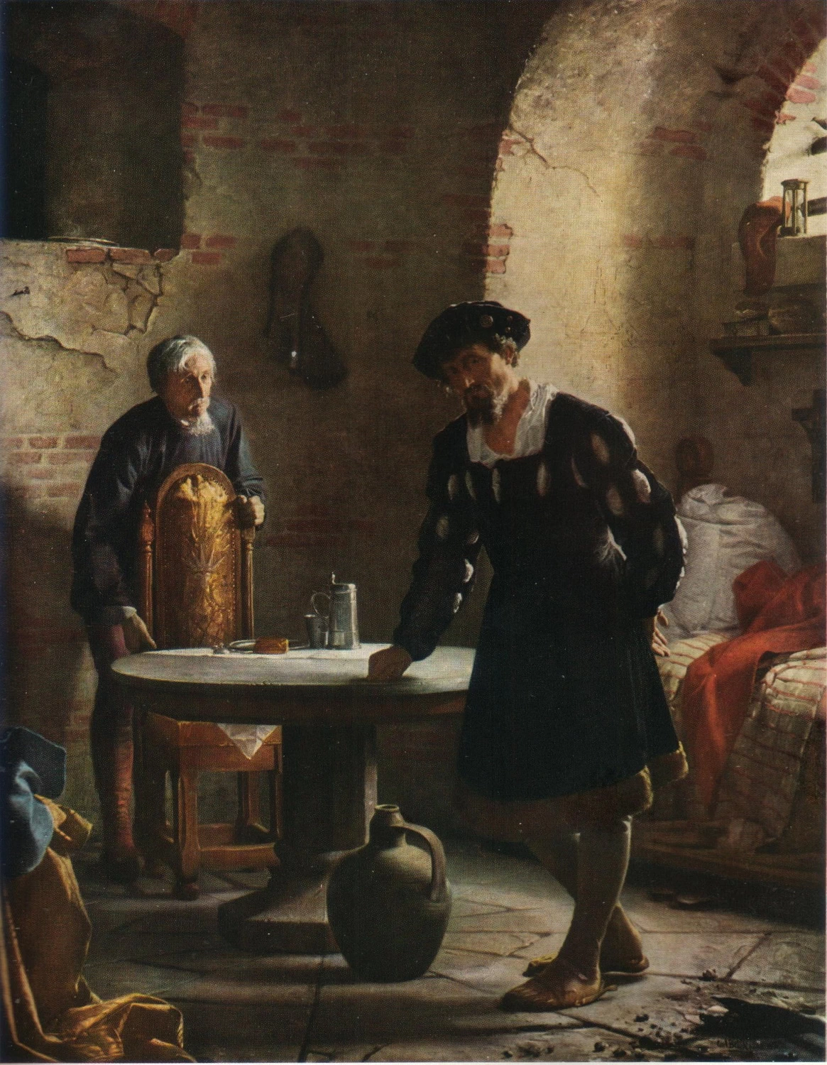 Re Cristian II in prigione, 1871 - Statens Museum for Kunst